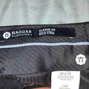 Haggar Classic Fit Dress Pants - Black